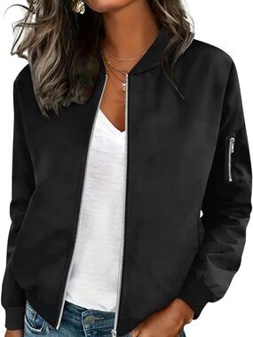 Women’s Oversized Bomber Jacket Cropped